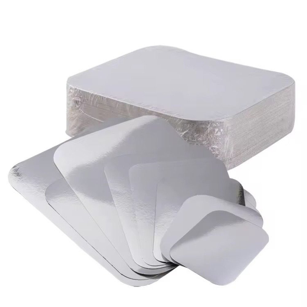 Kartonnen deksel voor aluminium bakjes 700ml – 1.000 st/ds.