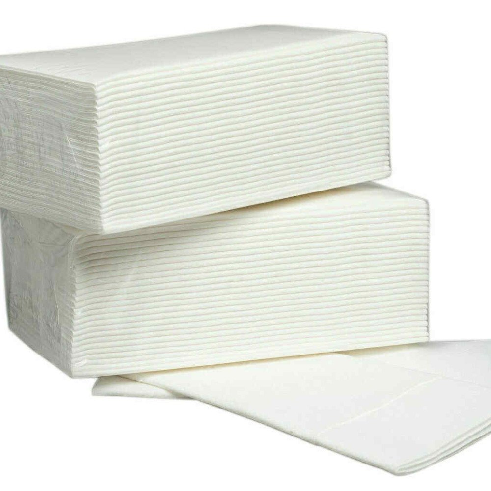 DiscountOffice Handdoek Z-vouw Cellulose 2-laags 23x25cm 3200 stuks