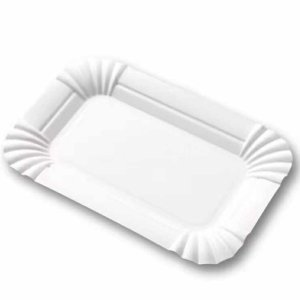 Kartonnen schaaltje ersatz gevoerd 120x180mm