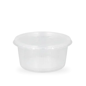 Rond bakje + deksel PP 250ml 101mm